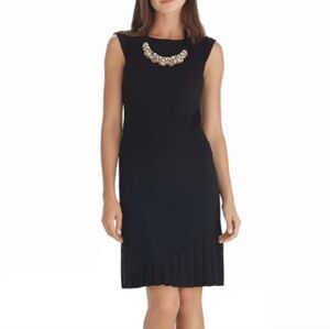 White House Black Market Asymmetrical Black Skirt